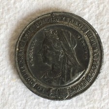 Queen Victoria 1897 Transvaal 60yrs Jubilee Commemorative Medallion South Africa
