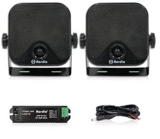 Herdio 120W Outdoor Bluetooth Speakers Waterproof Surface Mount For Marine Boat