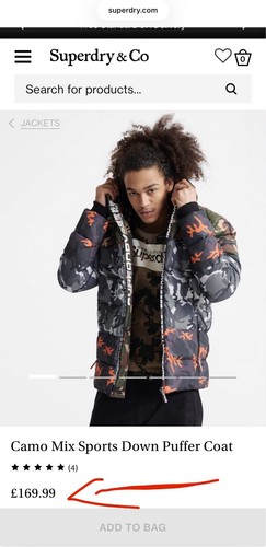 Superdry camo mix sports