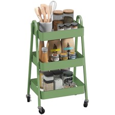 HOMCOM 3-Tier Rolling Utility