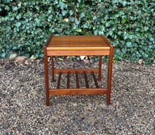 VINTAGE DANISH MID CENTURY TEAK SIDE OCCASSIONAL TABLE
