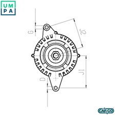 Alternator 032 113 888 - 888, for