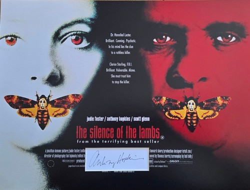 Anthony hopkins signed 16x12 - hopkins,