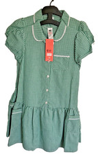 F&F green gingham school dress