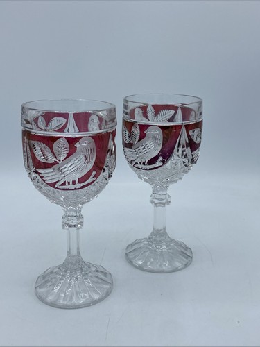 Pair hofbauer byrdes ruby - pair, of