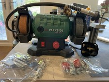 Parkside Double Bench Grinder 120W with Flexible Drive Shaft PDFW 120A1