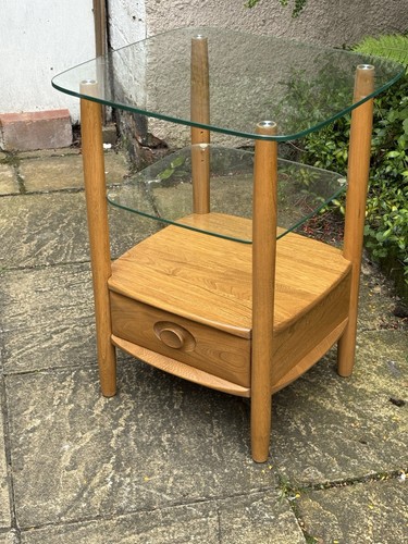 Modern rare ercol lamp table - ercol,
