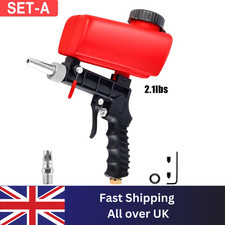 Air Sandblasting Gun Compressor Handheld 90 PSI Sand Blaster Shot Media Blasting