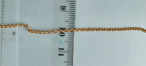 9ct yellow gold rolo - yellow,