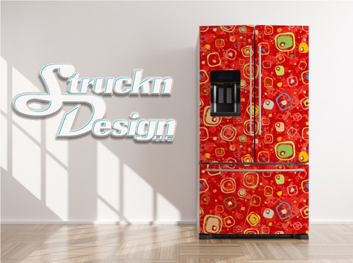 Red colorful abstract retro - colorful,
