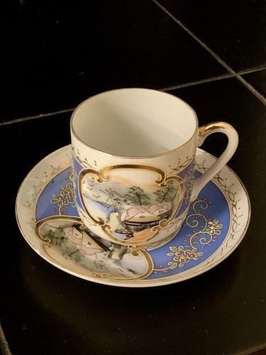 Vintage hand painted japanese - painted,