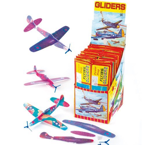 Flying gliders 20cm party - flying, bag
