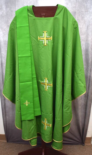 Very lightly used green - lightly, with