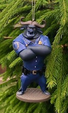 Disney Zootropolis Police Chief Bogo The Buffalo Figure Xmas Tree ? Decoration