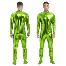 Men's Wet Look Metallic Full