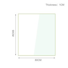 700mm to 1200mm Toughened Safety Glass 10mm Glass Balustrade Panels Various Size