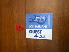 Joe Satriani 1990 Guest Pass