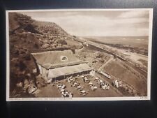 Eastbourne Postcard C1940 Holywell Retreat Tea Chalet Tables Sun Blind Sussex