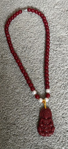 Red jade spiritual buddha - jade,