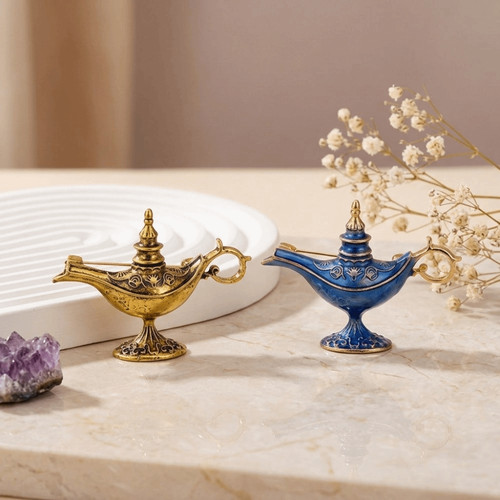 Enamel tea pot - tea, lamp