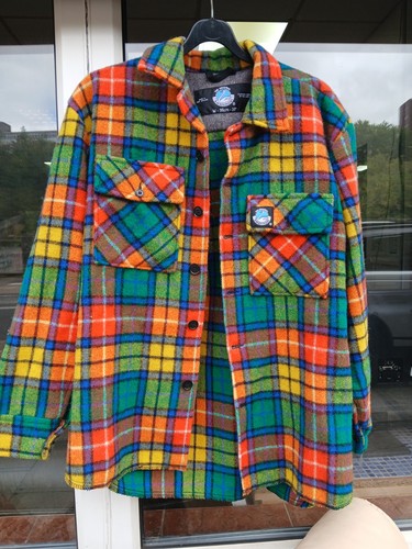 Vintage multi colored plaid - vintage,