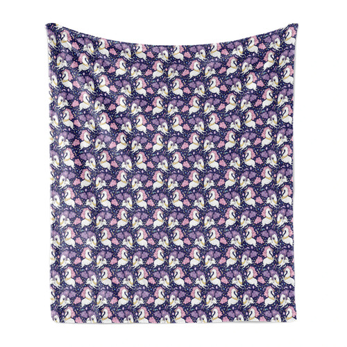 Unicorn soft flannel fleece - soft,
