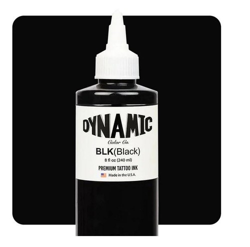 Dynamic color black - black, ink