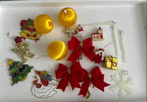 Vintage christmas decorations - christmas,