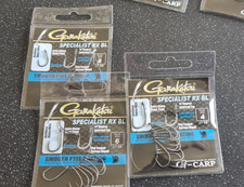 Gamakatsu G-Carp Specialist RX BL Micro Barb 10 Pack Job Lot X 3 Packets