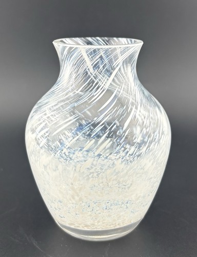Caithness glass vase white - caithness,