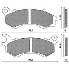 Pair pads for - for, 125