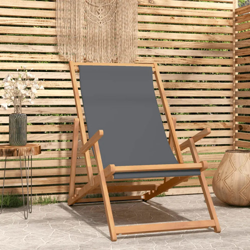 Walplus beach chair grey solid - walplus,