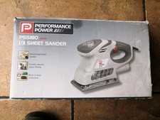 Performance Power PSS180 180w 1/3 Sheet Sander Tools DIY Builder Workshop Wood