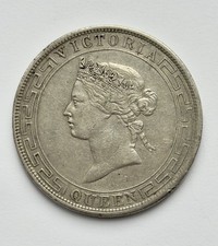 1866 China Hong Kong Queen Victoria - 1$ - VERY RARE 