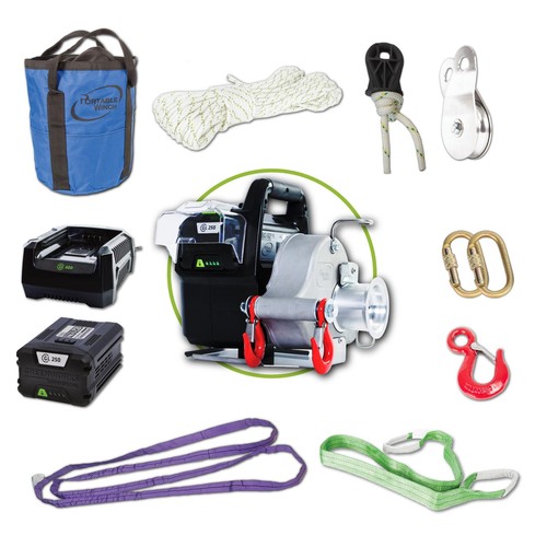 Portable winch pcw3000 a - portable, pcw3000-li-a
