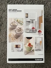 BRAND NEW Cuisinart Soft Serve Ice Cream Maker ICE48U White