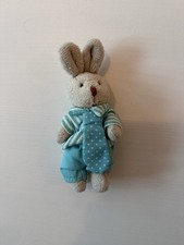 Tiny Rabbit Plush in a shirt & tie