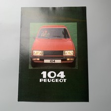 Peugeot 104 Coupe – UK Sales