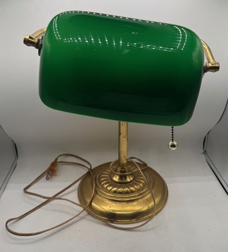 Vintage green glass - glass, bankers
