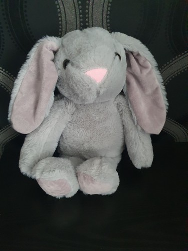 Grey easter bunny soft - bunny, toy