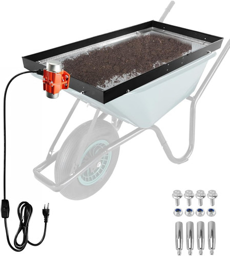 Metal soil sifter with - soil,