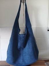 Denim Blue Borse In Pelle