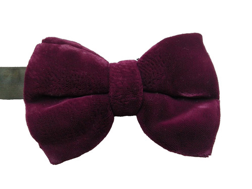 Bow tie vintage velvet - vintage,