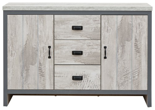 Grey sideboard door drawer - sideboard, 3
