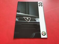 1993 Alfa Romeo 33 1.7 IE and 1.7 16v Brochure