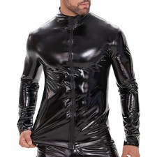 Mens Shiny Metallic PVC