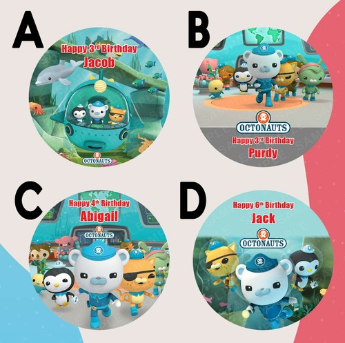 Octonauts personalised round - personalised,