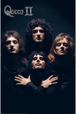 (453)  QUEEN BOHEMIAN RHAPSODY QUEEN 2 OFFICIAL MAXI POSTER NEW WALL HANGING