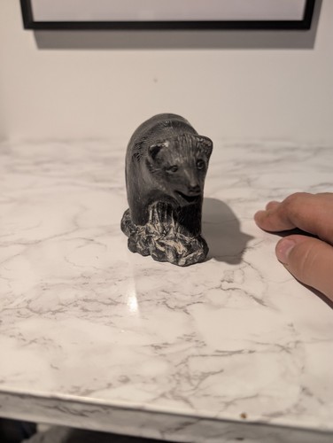 Wolf original sculpture - original,