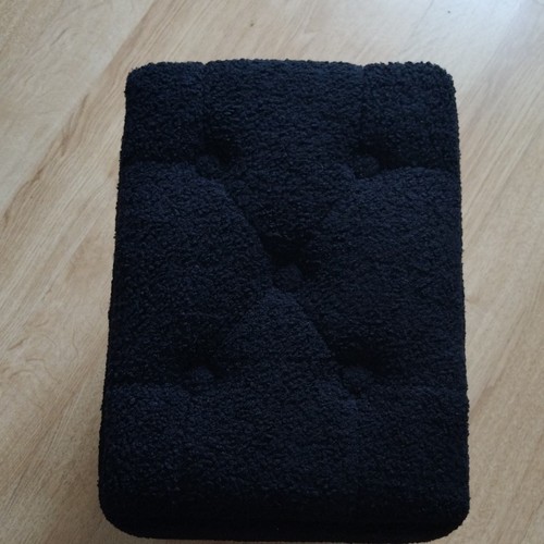 Black tufted storage - black,